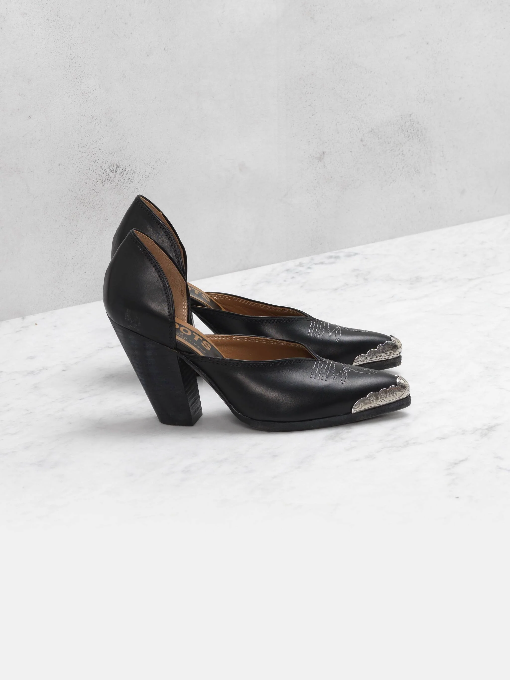 Women | Marfa Pumps Made Of Leather with Metal Toecap