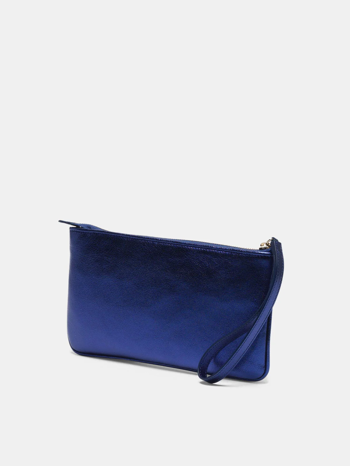 Women | Metallic Blue Star Wrist Clutch Bag - Image 8