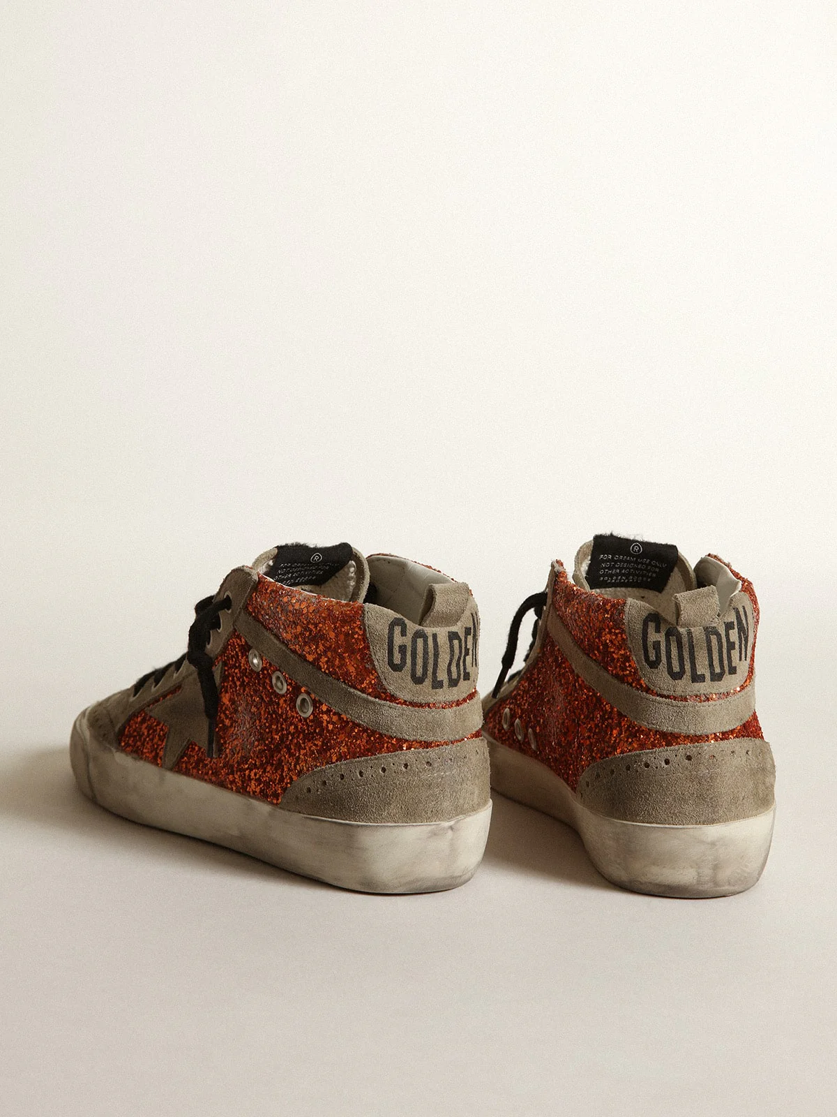 Women | Mid Star Cinnamon Glitter with Ice-Gray Suede Star & Flash | Cinnamon x Ice - Image 9