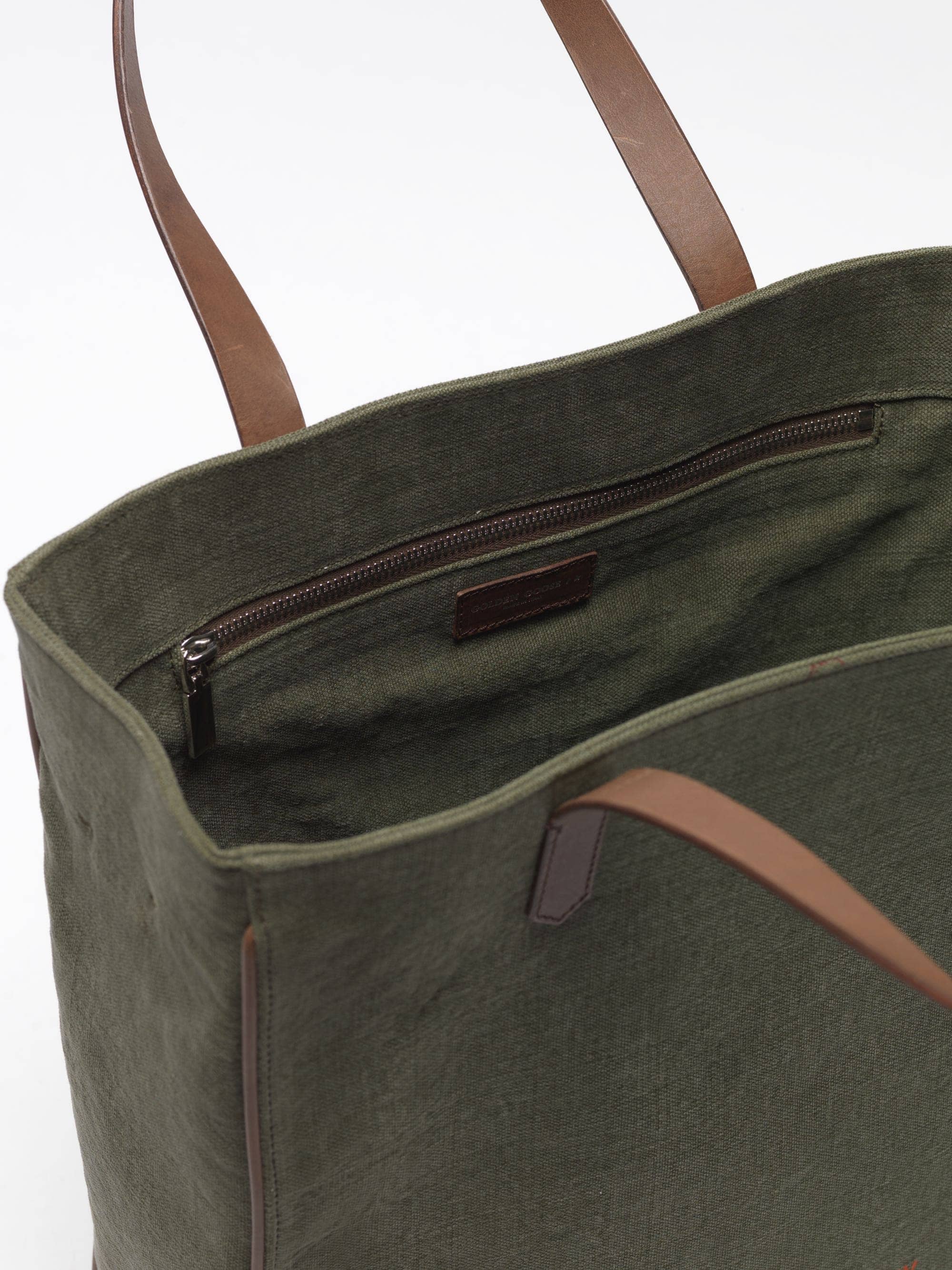 Women | Military Green California North-South Bag - Image 6