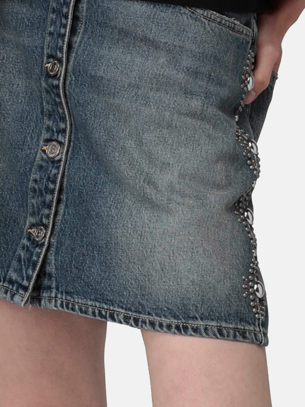 Women | Mini Sadie Skirt Oil Wash - Image 6