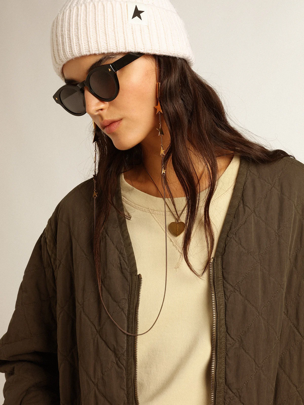 Women | Olive-Green Quilted Jacket | Vintage Olive - Image 10