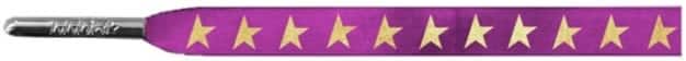 Women | Purple Velvet Laces with Gold Stars - Image 4