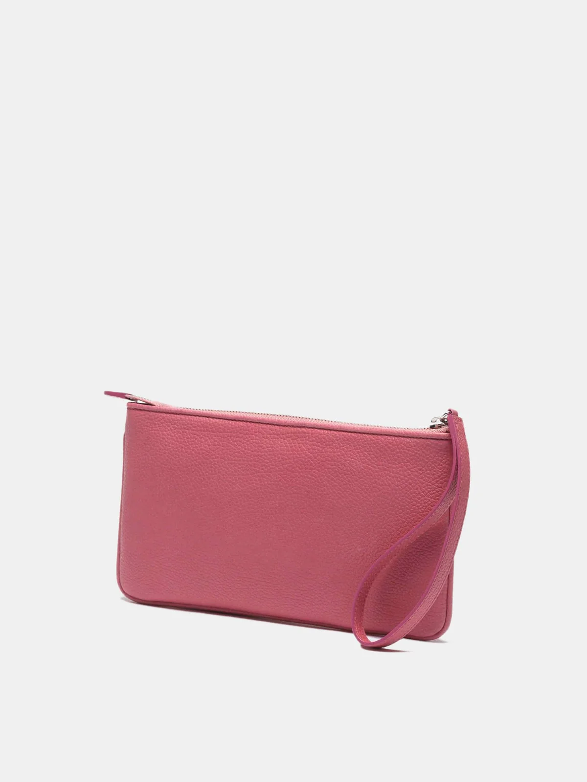 Women | Red Star Wrist Clutch Bag Grained Leather - Image 8
