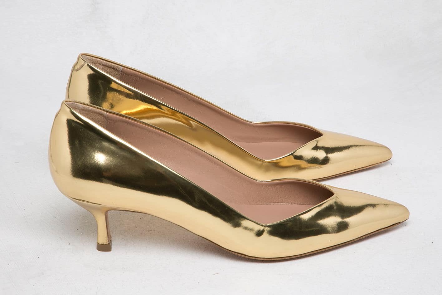 Women | Shoes Valerie Gold Laminated Leather - Image 2