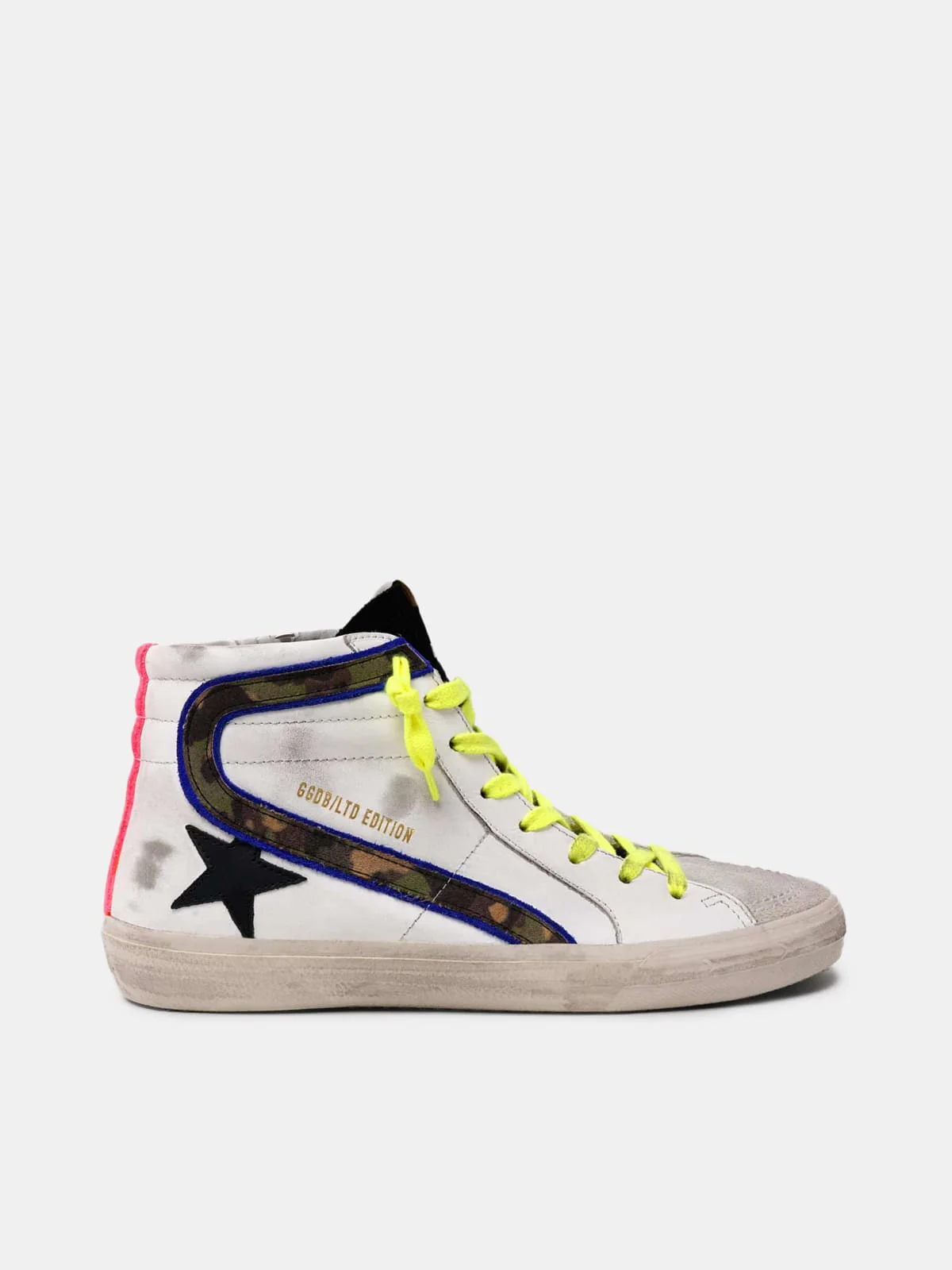 Women | Slide Sneakers with Camouflage Flash & Fluorescent Laces - Image 2