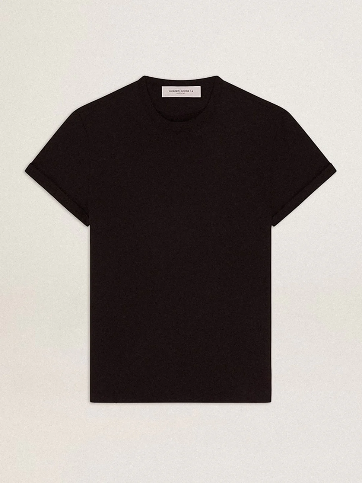 Women | Slim-Fit Distressed T-Shirt Black | Vintage Black