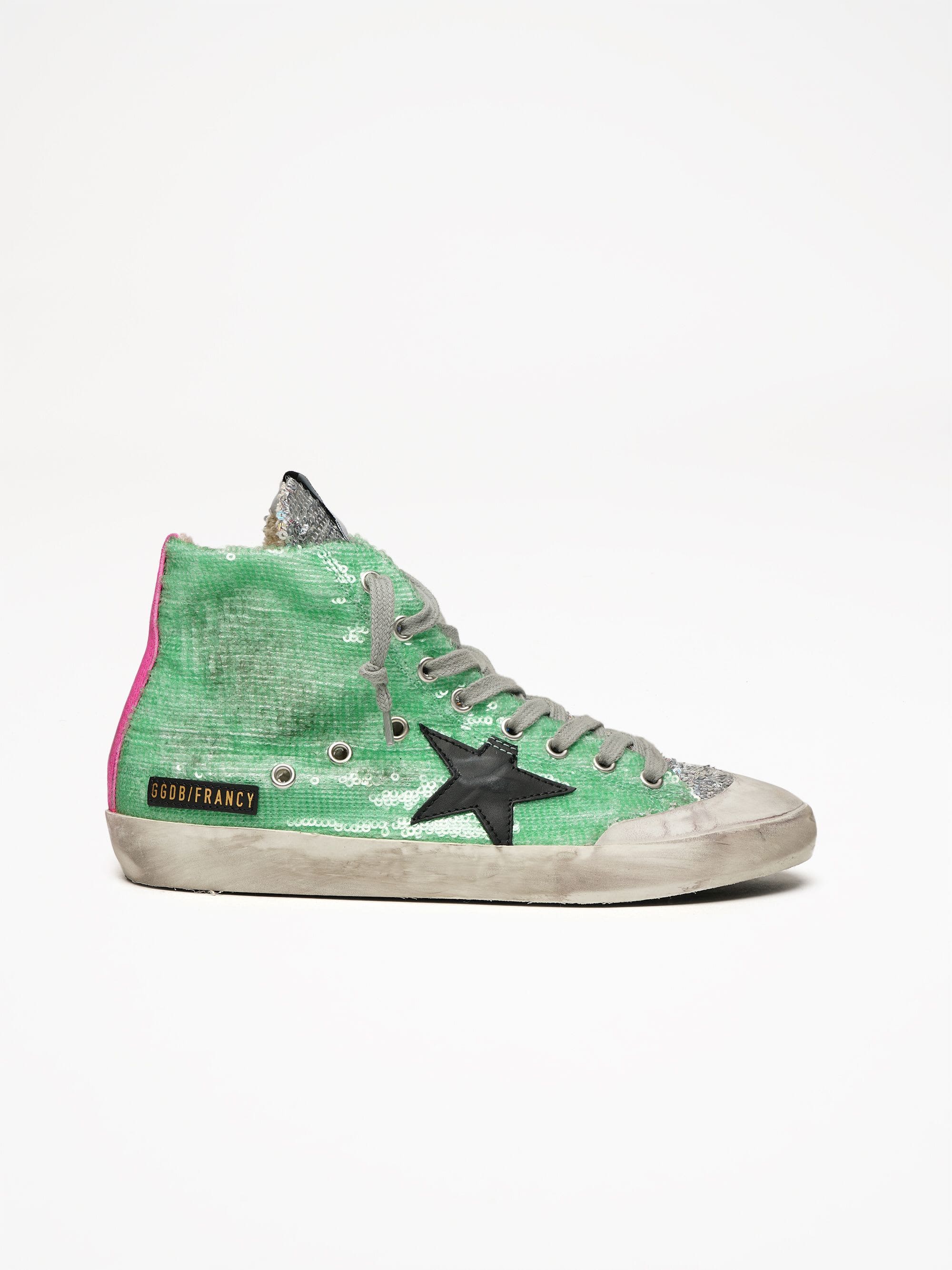 Women | Sneakers Francy Multifoxing-Green Pailettes - Image 2