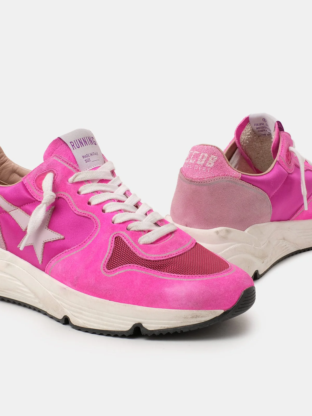 Women | Sneakers Running Sole Col N1 Fuxia Suede-Pink Star