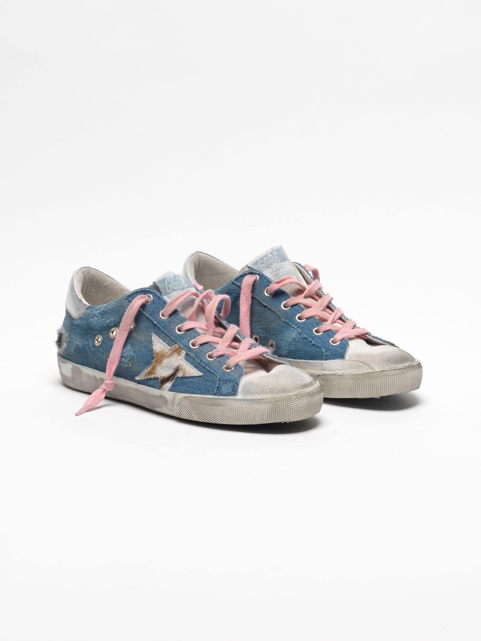 Women | Sneakers Super-Star Light Blue Denim-Cow Star - Image 6