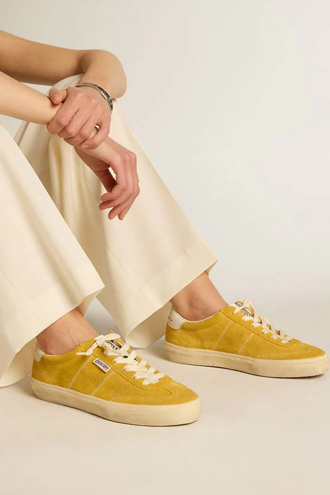 Women | Soul Star Mustard-Colored Suede | Honey x Milk - Image 4