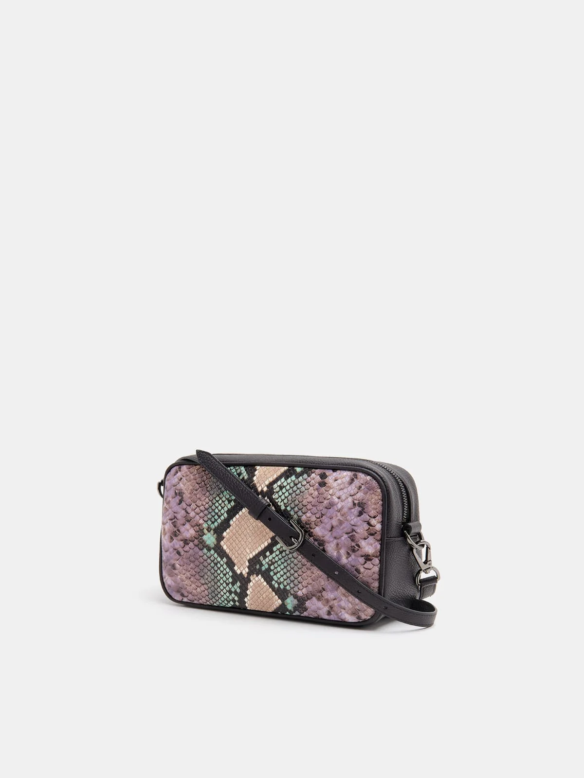Women | Star Bag with Python Print & Glitter Star - Image 5