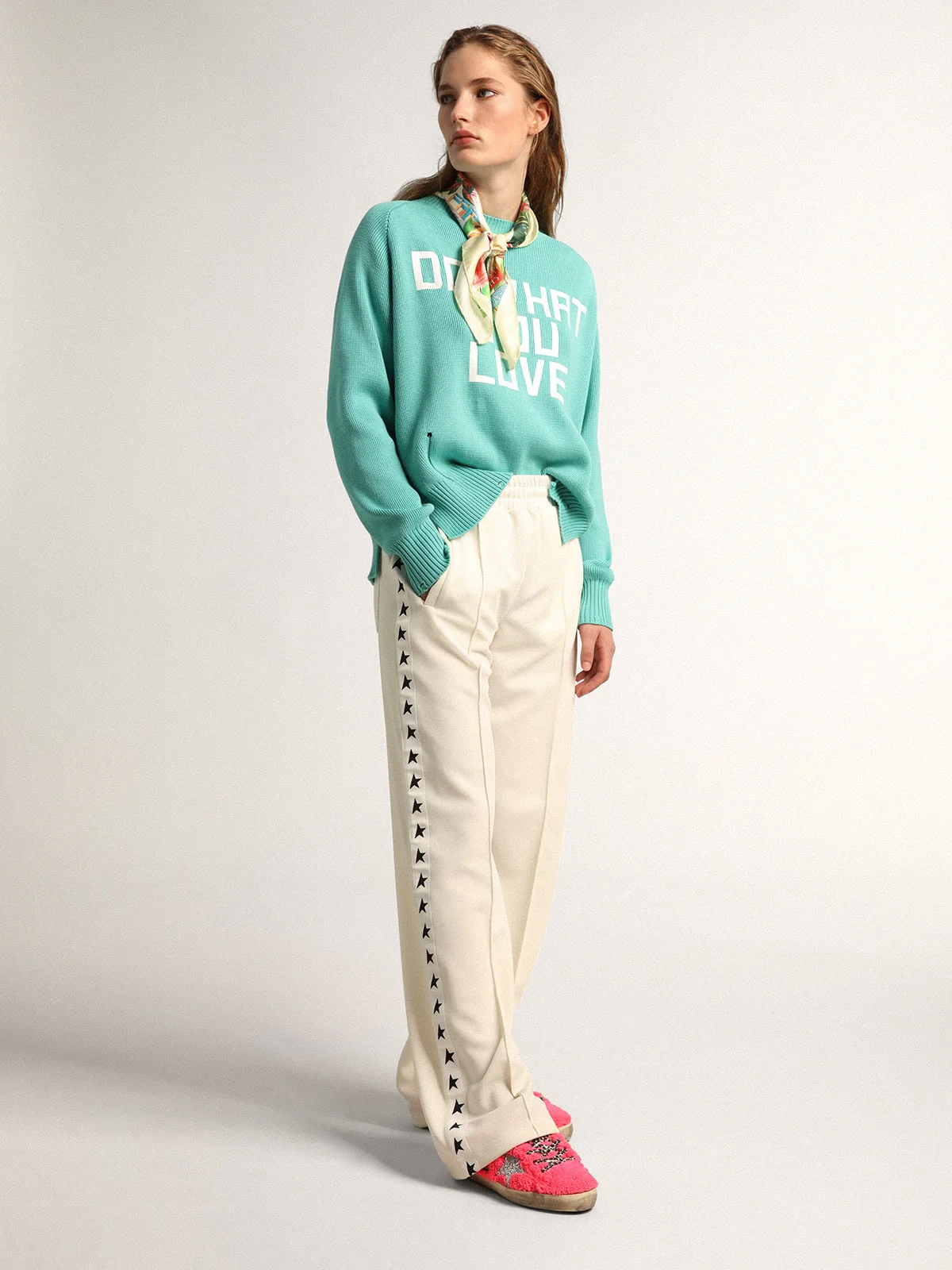 Women | Super-Star Fuchsia Terry with Shearling Lining | Fuxia x Silver x Black x Beige - Image 2
