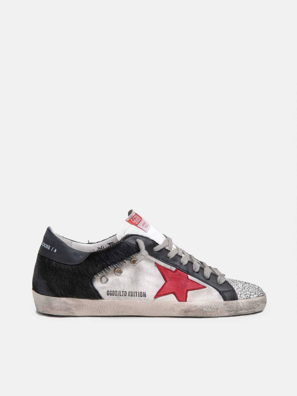 Women | Super-Star Lab Limited Edition Sneakers with Red Star & Black Details - Image 2