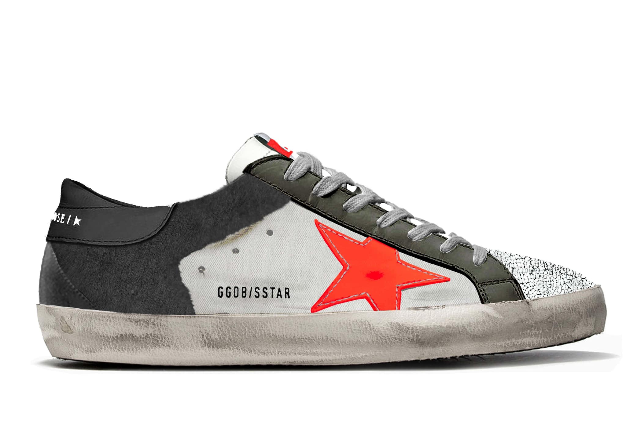 Women | Super-Star Lab Limited Edition Sneakers with Red Star & Black Details - Image 5