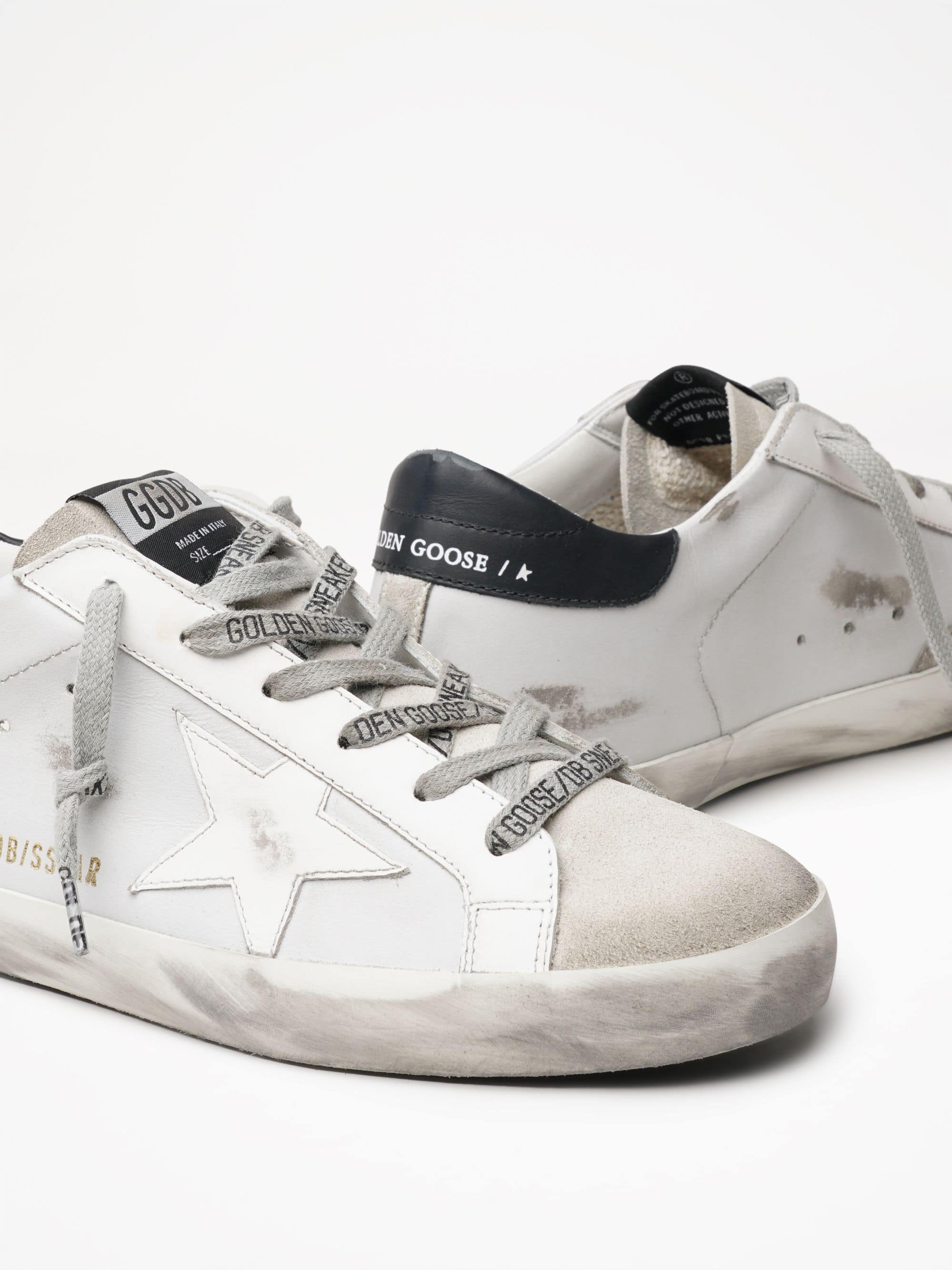 Women | Super-Star Leather Upper & Star Suede Toe | Ice x Light Grey x White x Black - Image 4