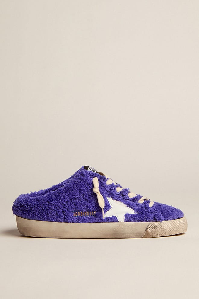 Women | Super-Star Sabot Royal Blue Terry with White Star | Royal Blue x White - Image 6