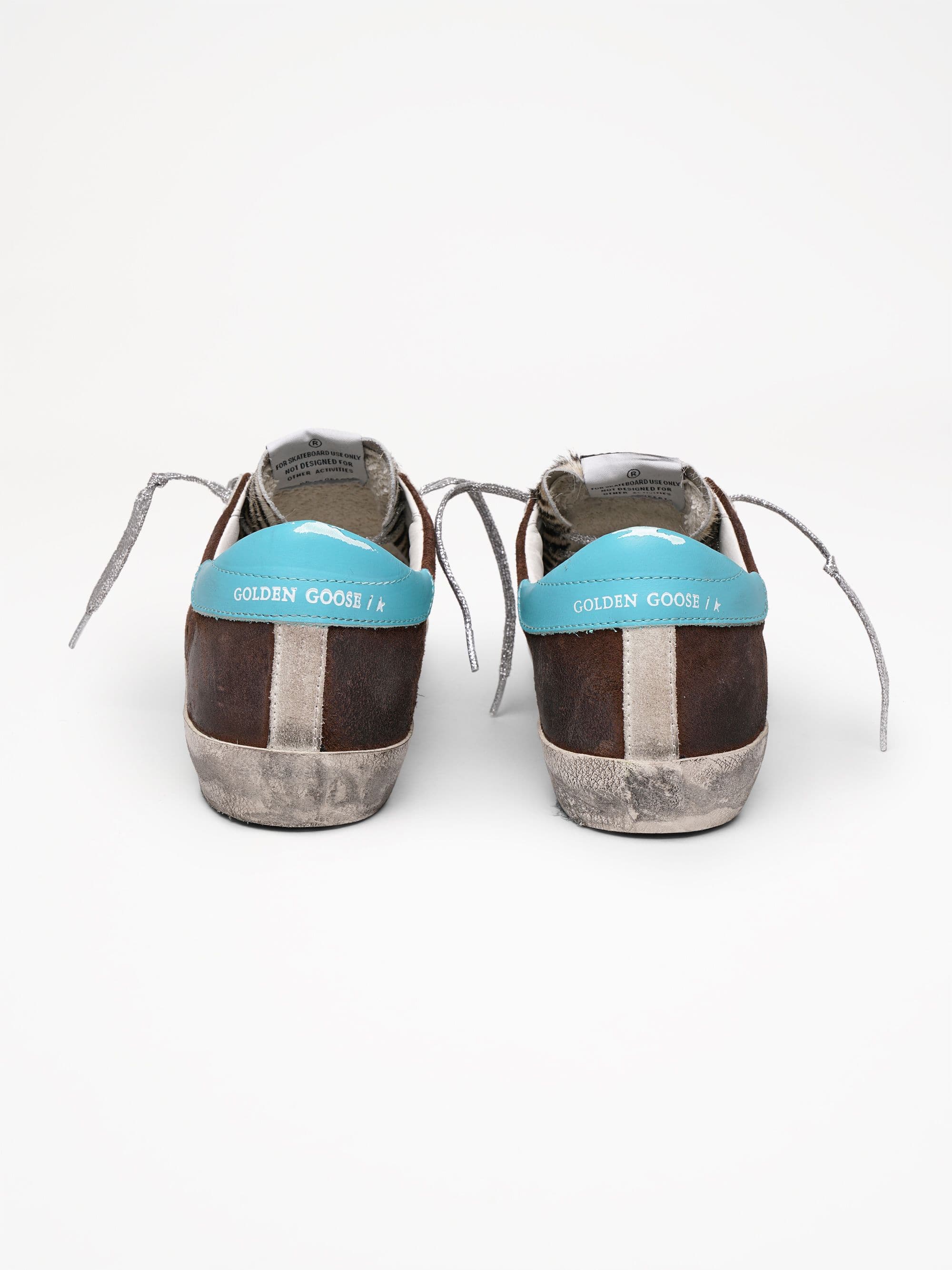Women | Super-Star Sneakers with Brown Suede-Pony Ziger - Image 3
