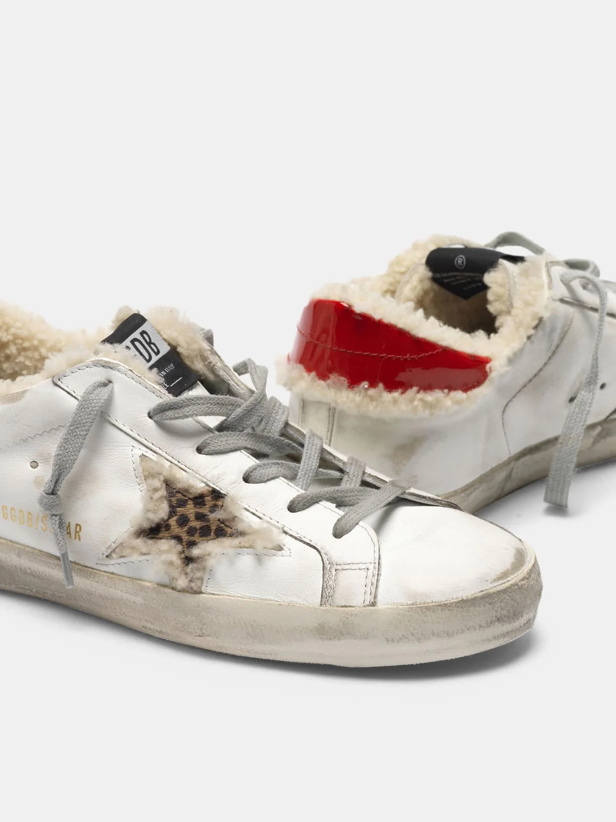 Women | Super-Star Sneakers with Pony Skin Star & Shearling Insert - Image 6