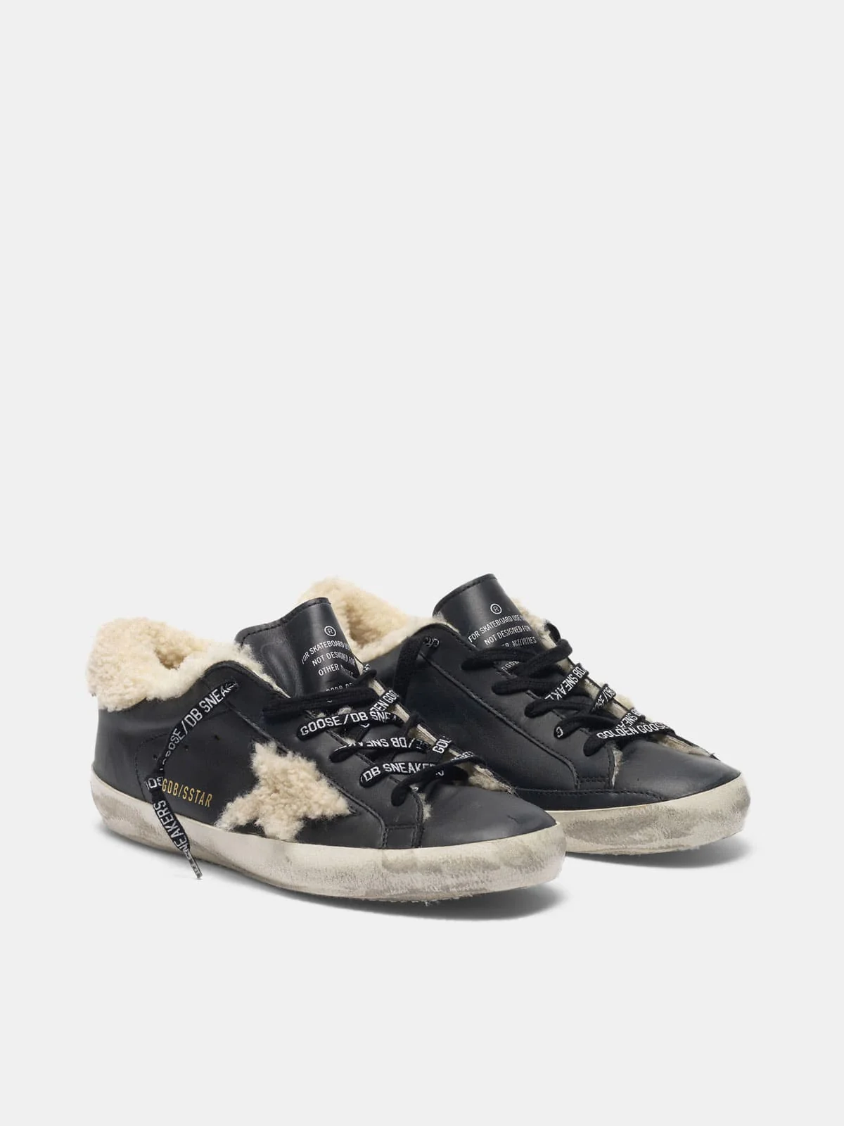 Women | Super-Star Sneakers with Shearling Inserts (V2) - Image 4