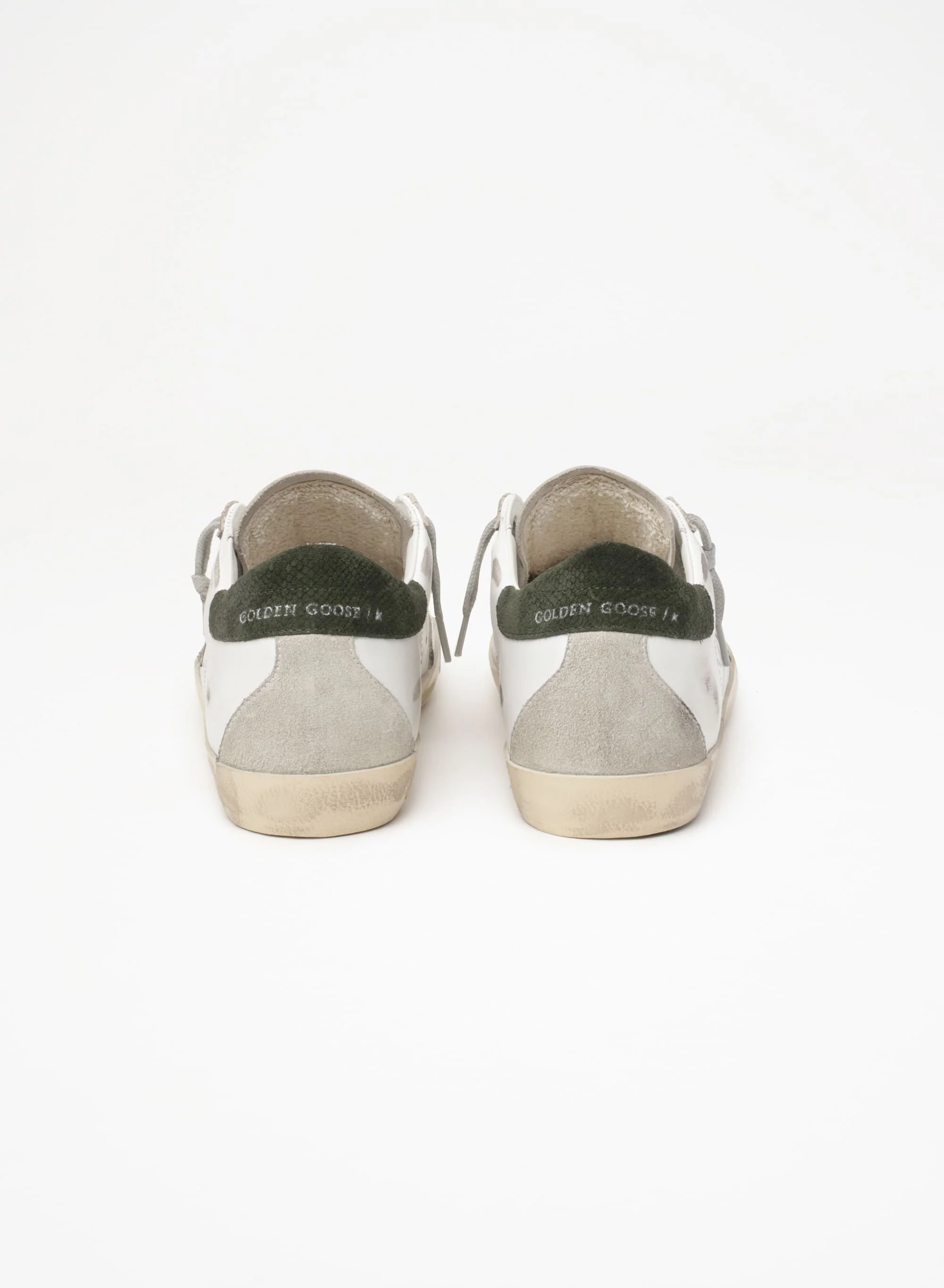 Women | Super-Star with Suede Star & Black Heel Tab | White x Ice x Military - Image 3