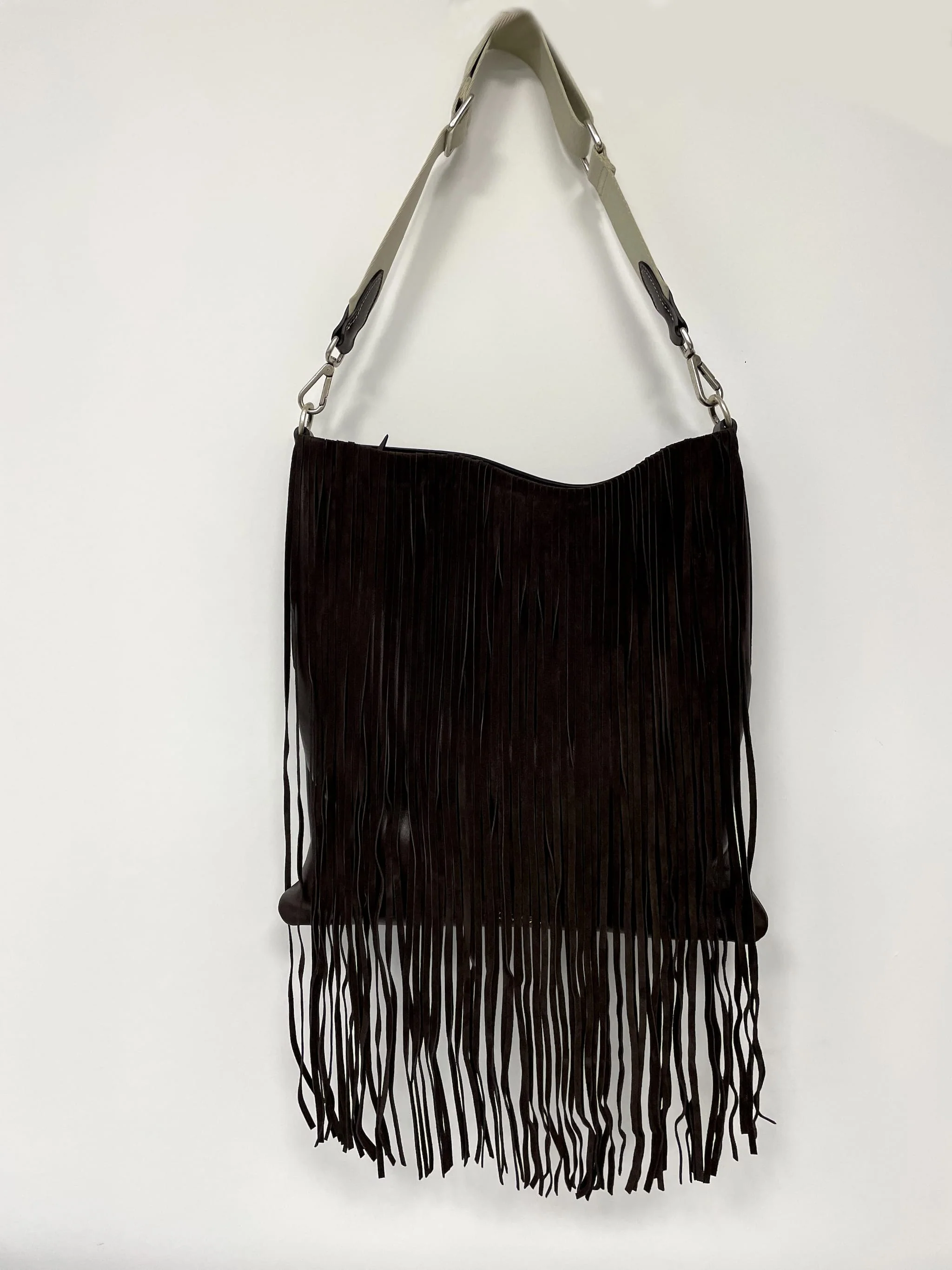 Women | The Carry Over Hobo Bag Flg-Dark Brown Fringes