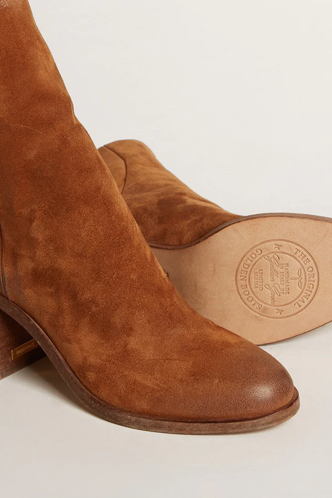 Women | Vivienne Ankle Boots Cognac Suede | Cognac - Image 11