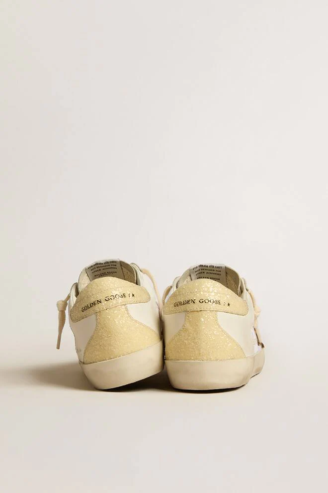 Women | White/Beige/Ivory Trainers with Animalier Star | White x Ice x Beige Brown Leo x Ivory - Image 4