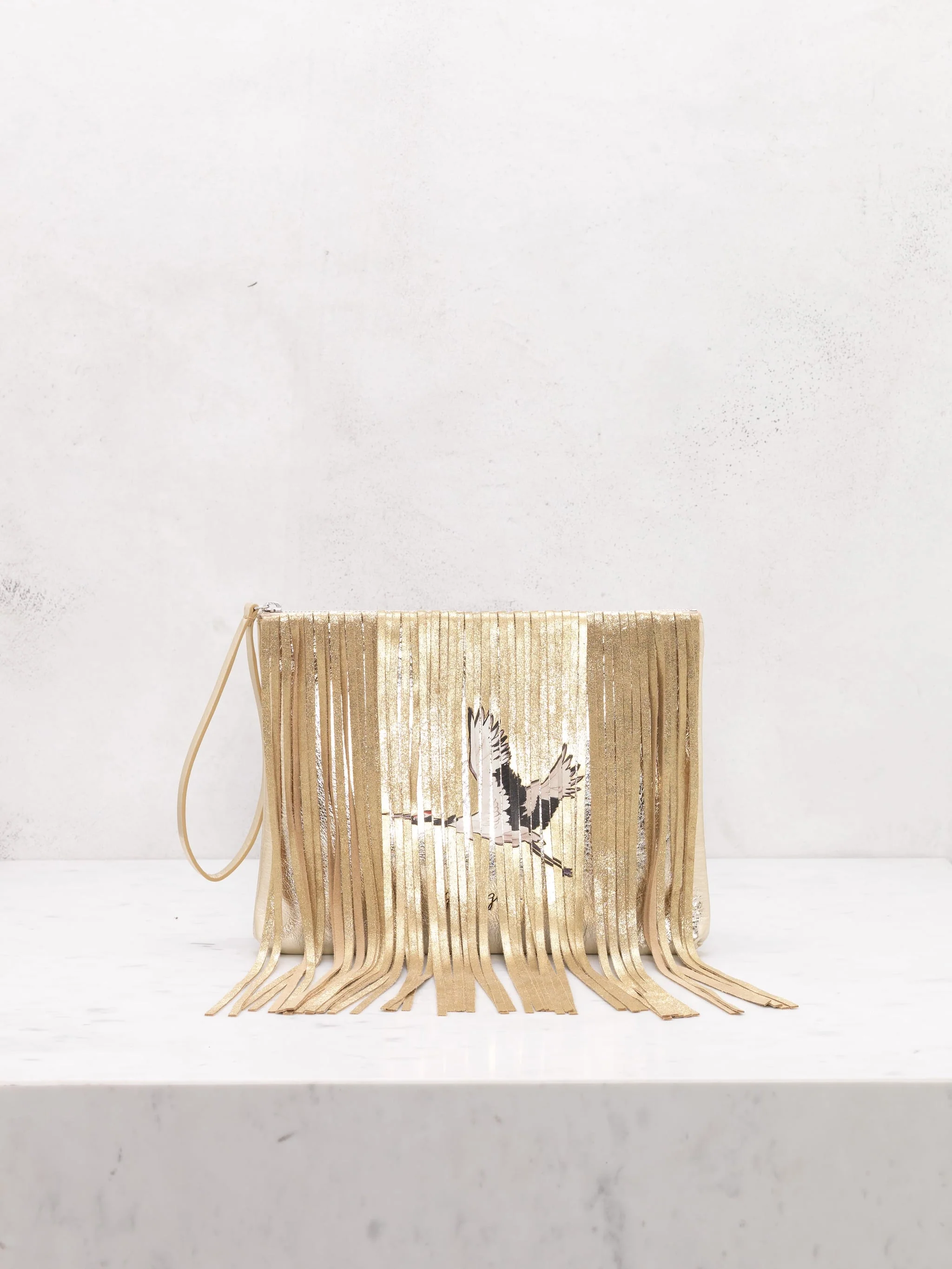 Women | Xl Toast Bag Leather with Suede Fringe - Image 4