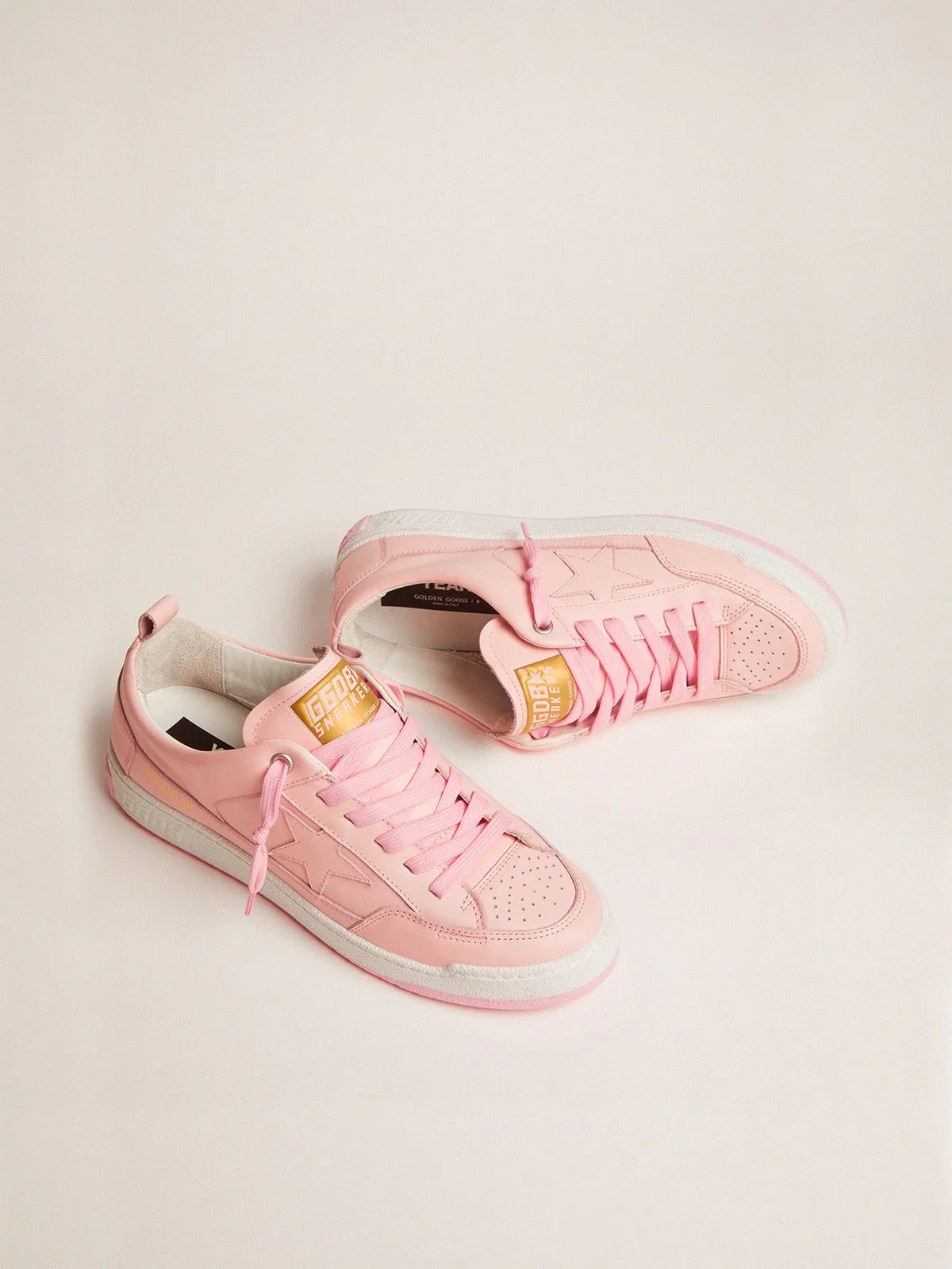 Women | Yeah Sneakers Pale Pink Leather | Rose Quartz - Image 5