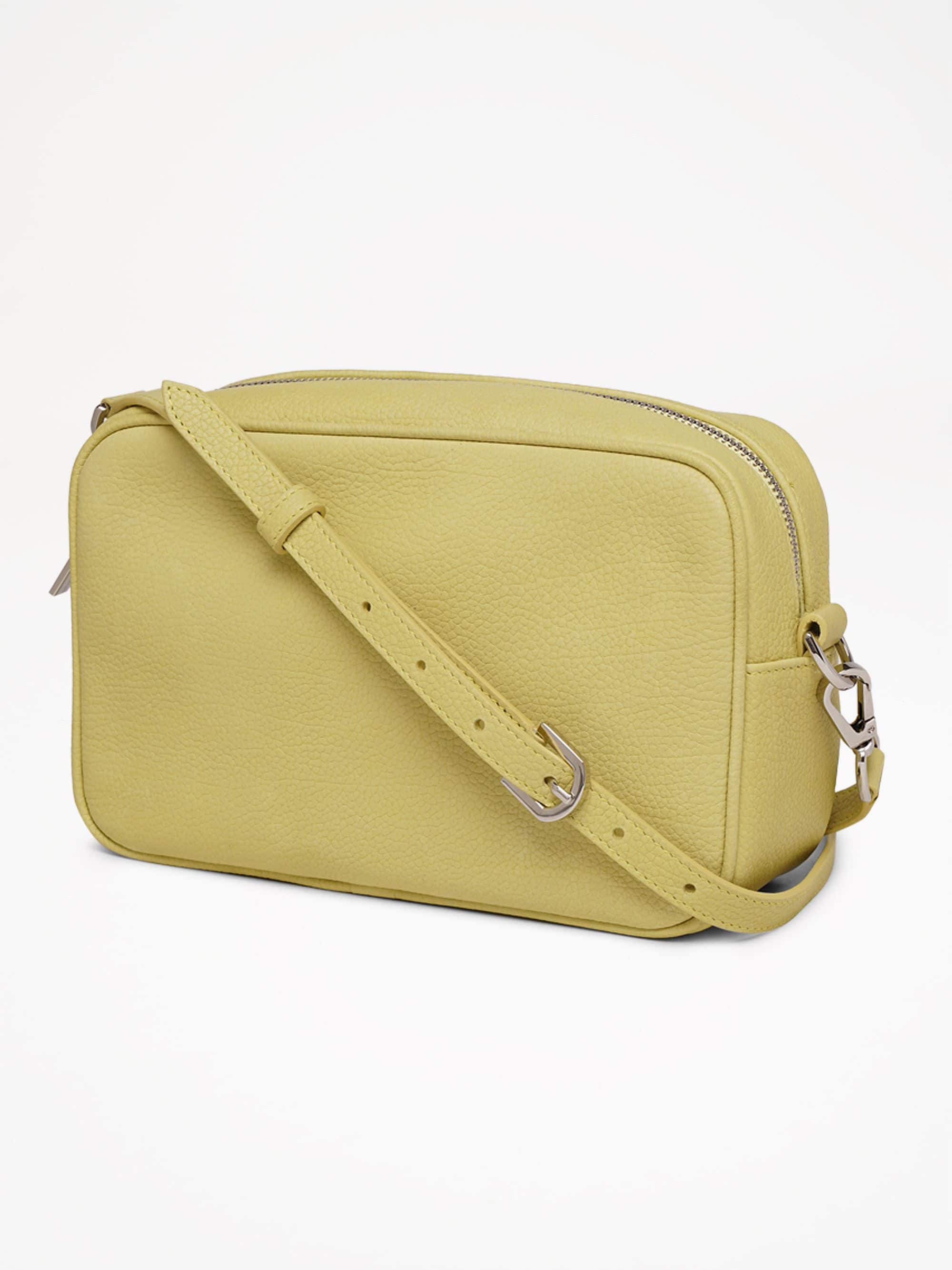 Women | Yellow Star Bag Made Of Hammered Leather - Image 4