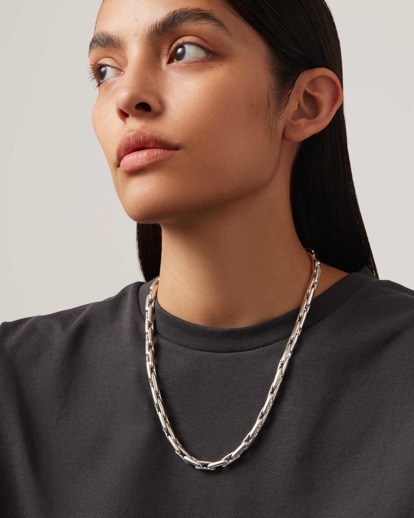 Alber Chain | Silver Dipped Brass - Image 2