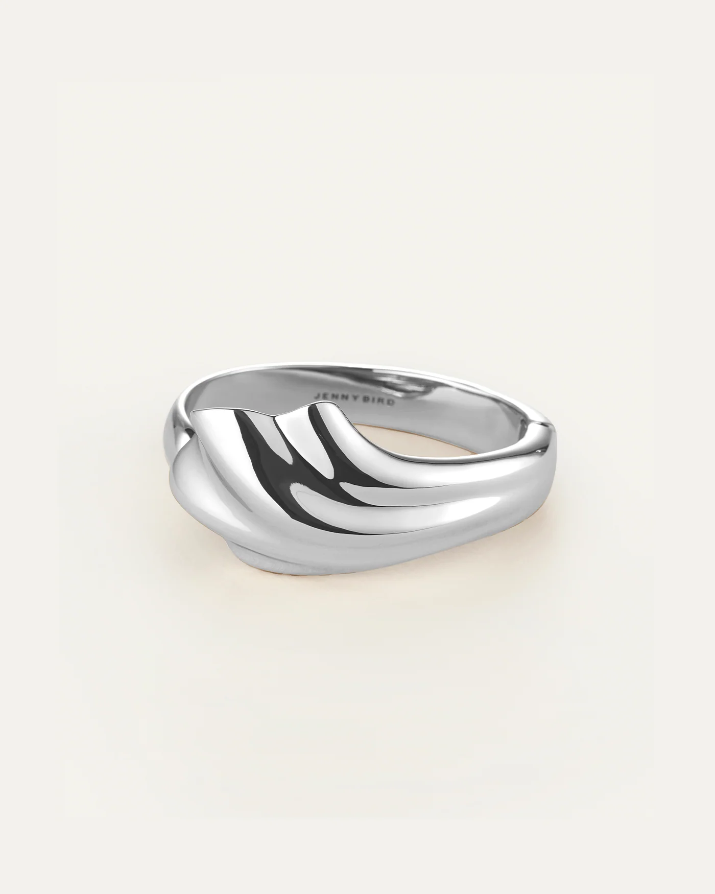 Lydia Cuff | Silver Dipped Brass