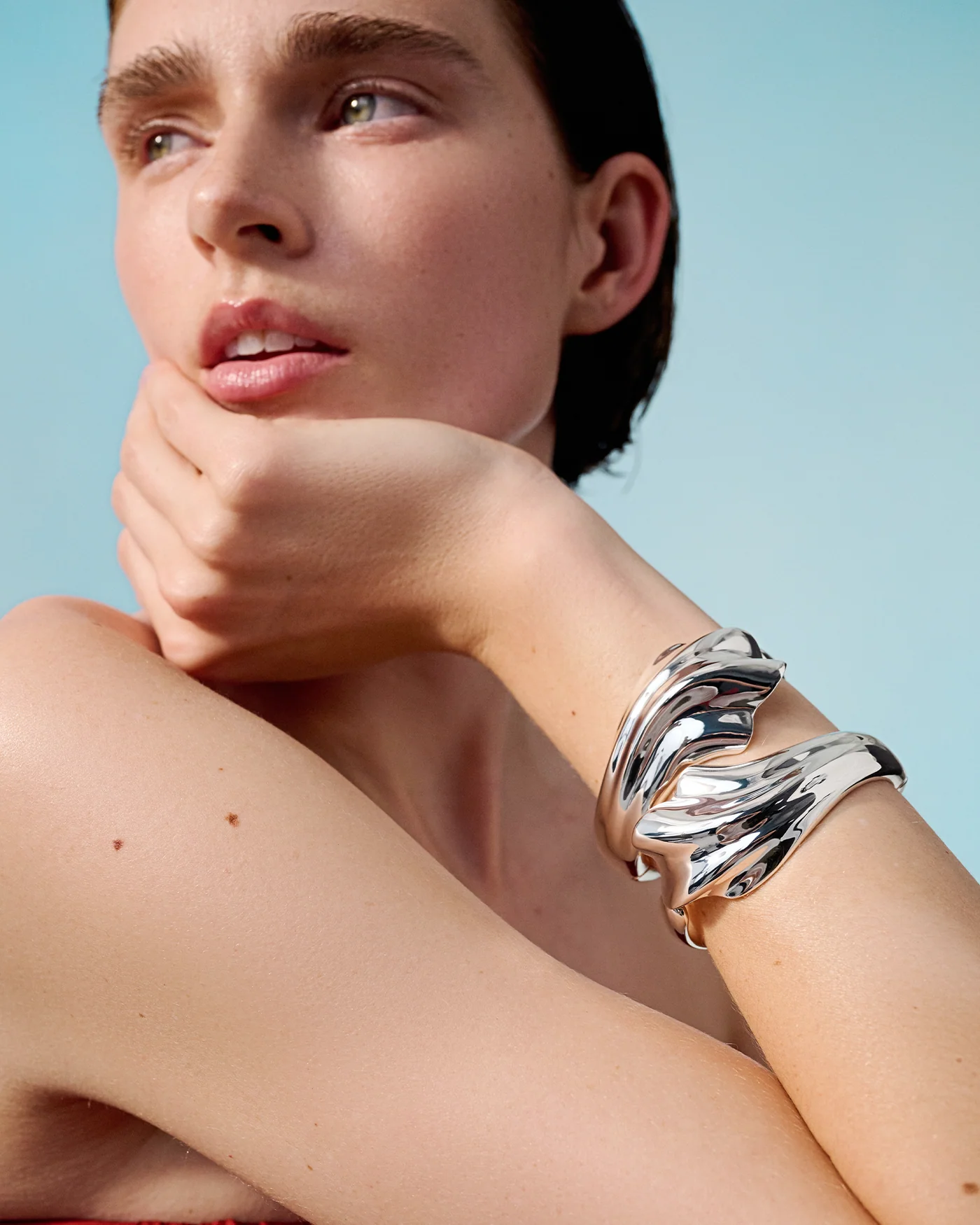 Lydia Cuff | Silver Dipped Brass - Image 5