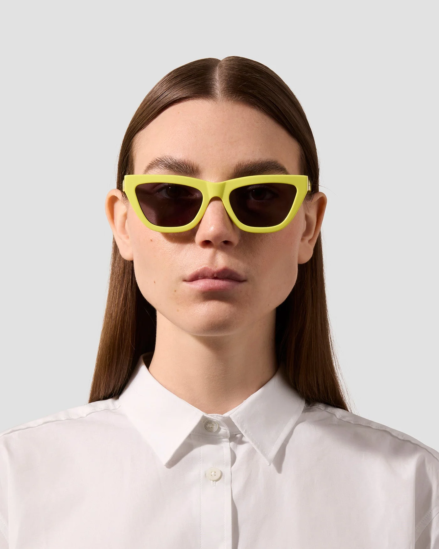 The Cateye Sunglasses | Lemon | Grey Lenses - Image 3