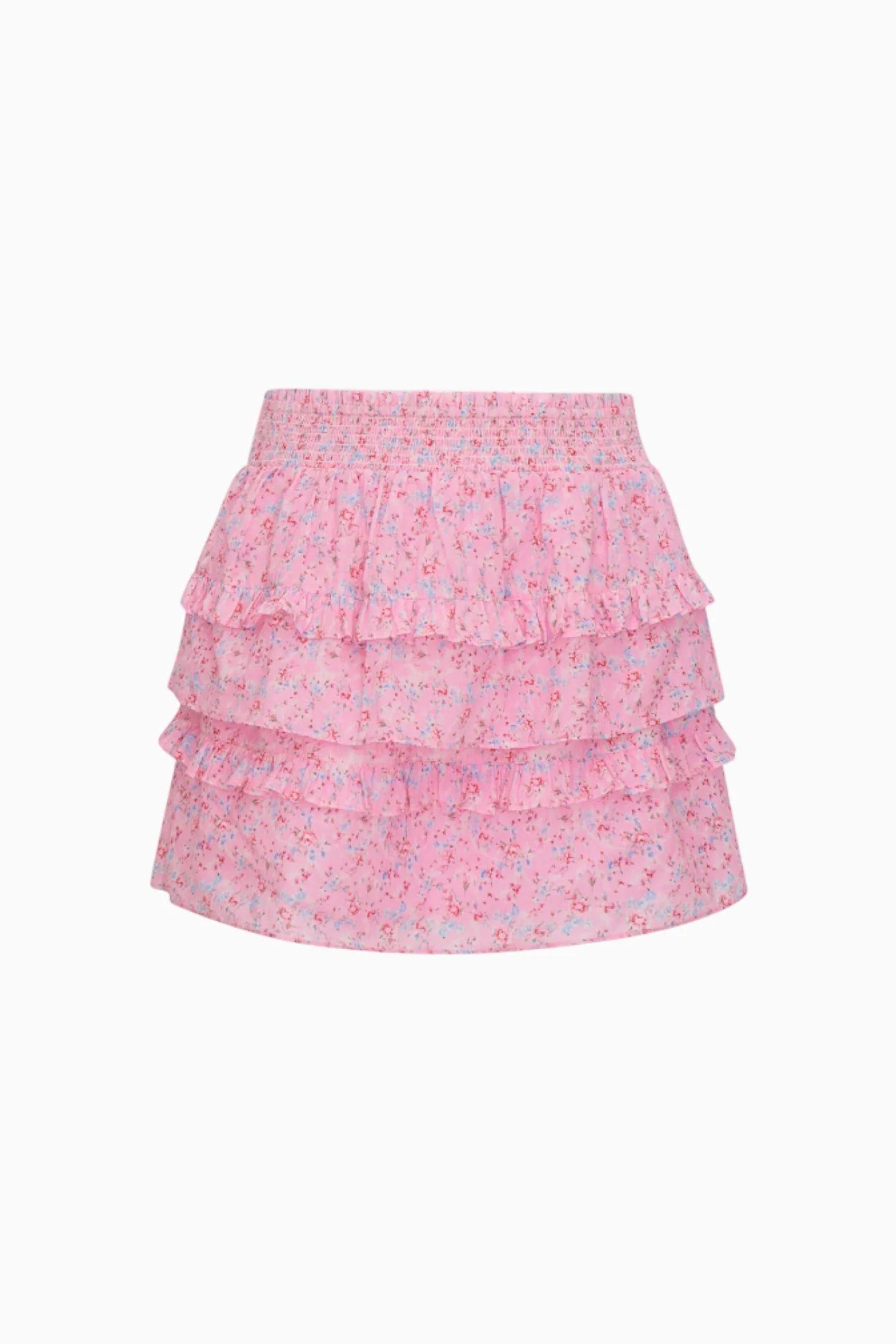 Girls Billie Upcycled Cotton Skirt | Voila Pink - Image 3