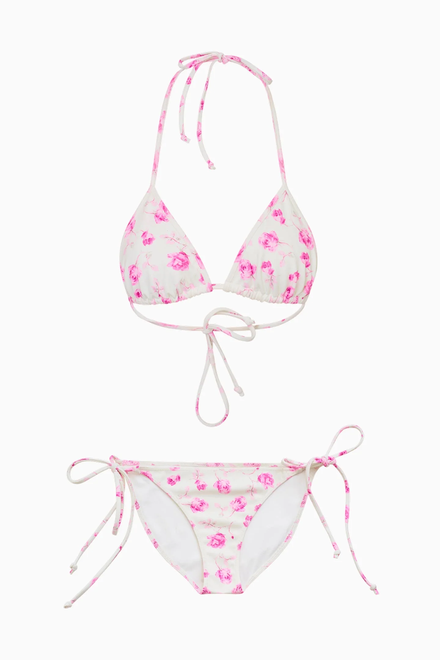 Harbor Floral Triangle Bikini | Sterling Dusk - Image 4