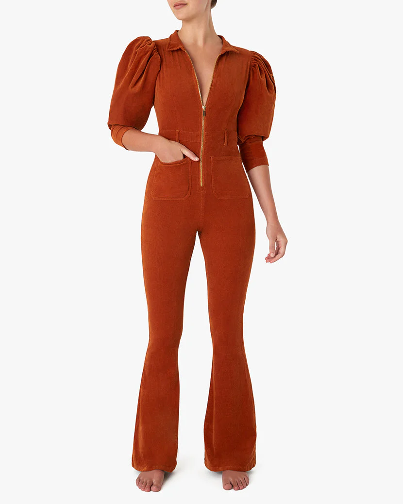 70s Corduroy Jumpsuit | Autumnal - Image 4