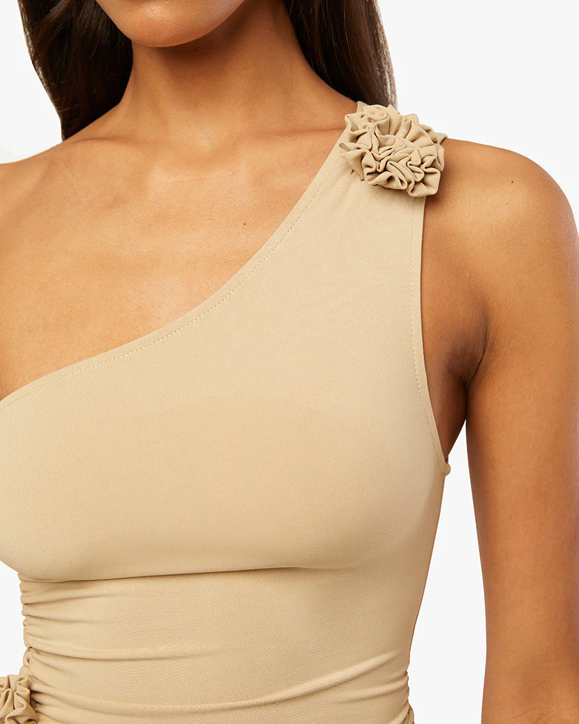 Asymmetrical Rose Top | Safari - Image 5