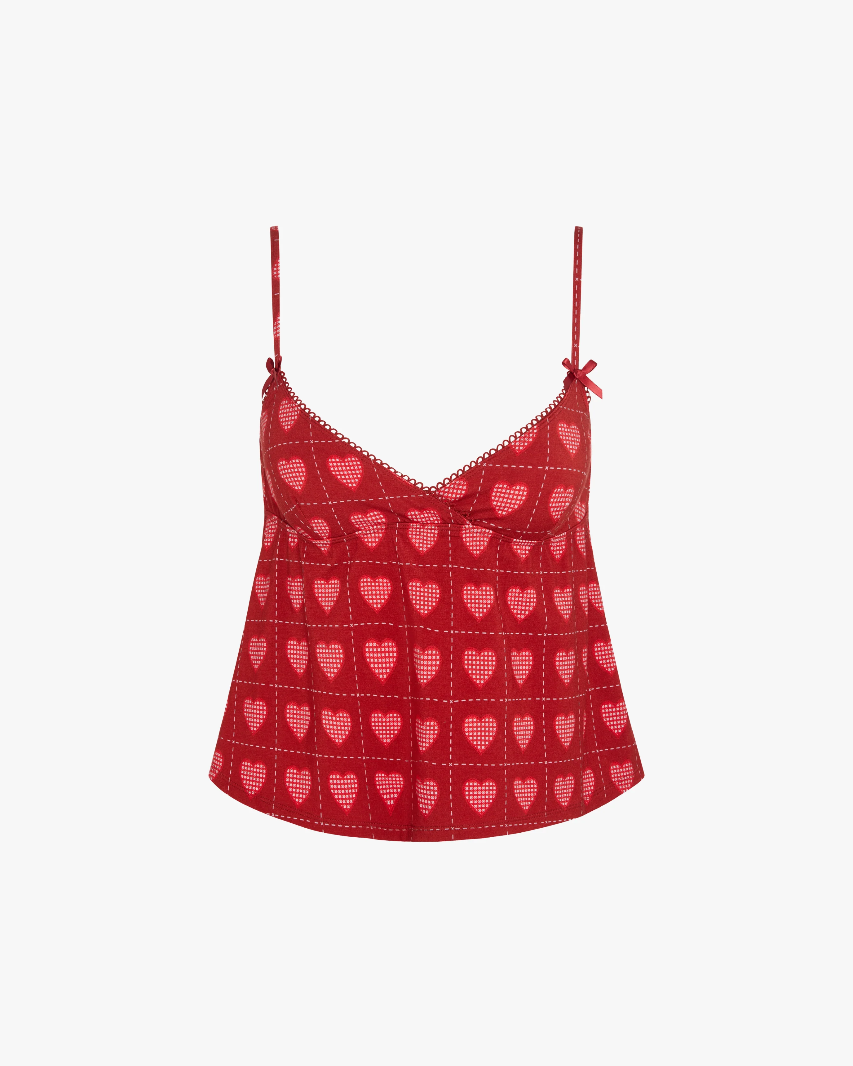 Babydoll Crossover Tank | Bordeaux - Image 3