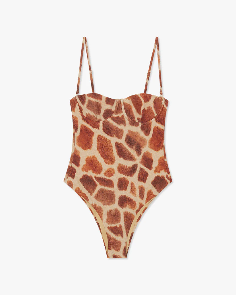 Balconette Giraffe One Piece | Sahara - Image 2