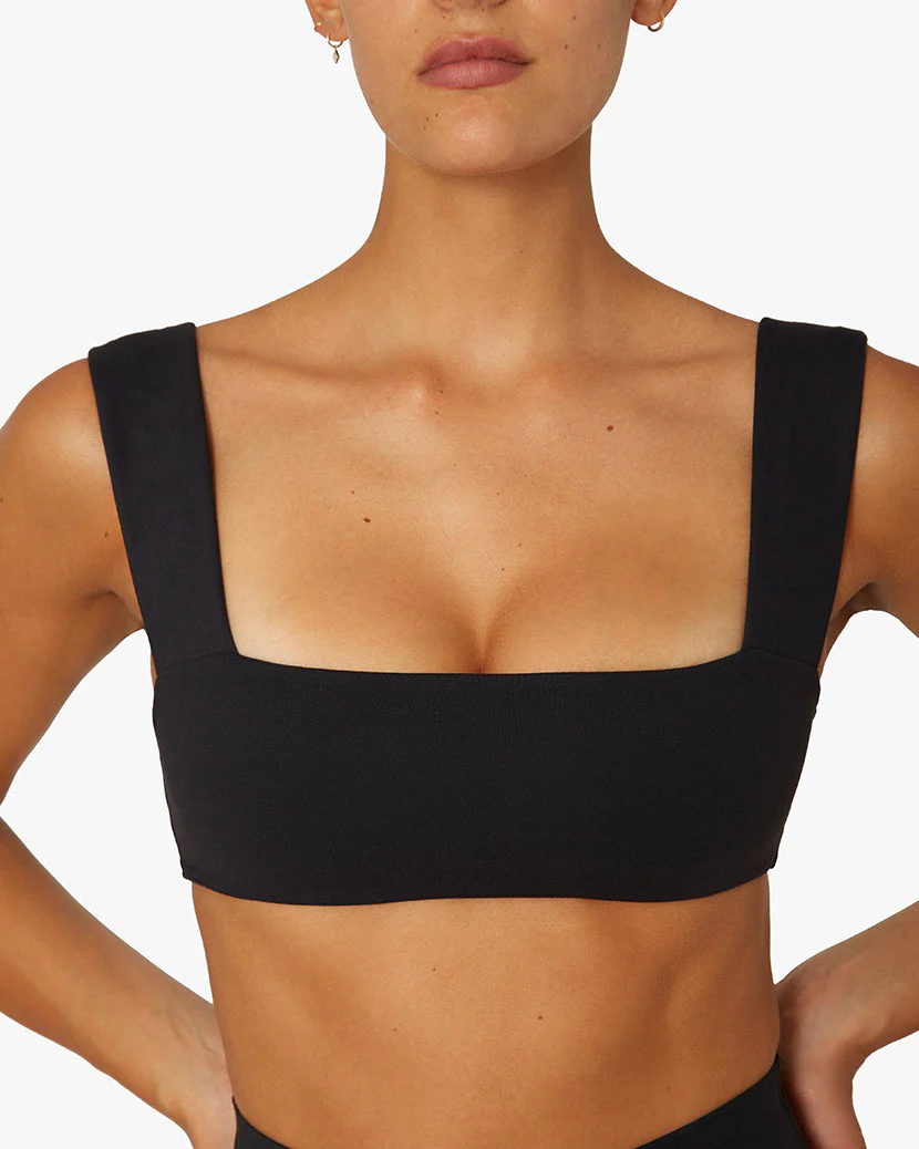 Bandeau Bra Top | Jet Black - Image 5