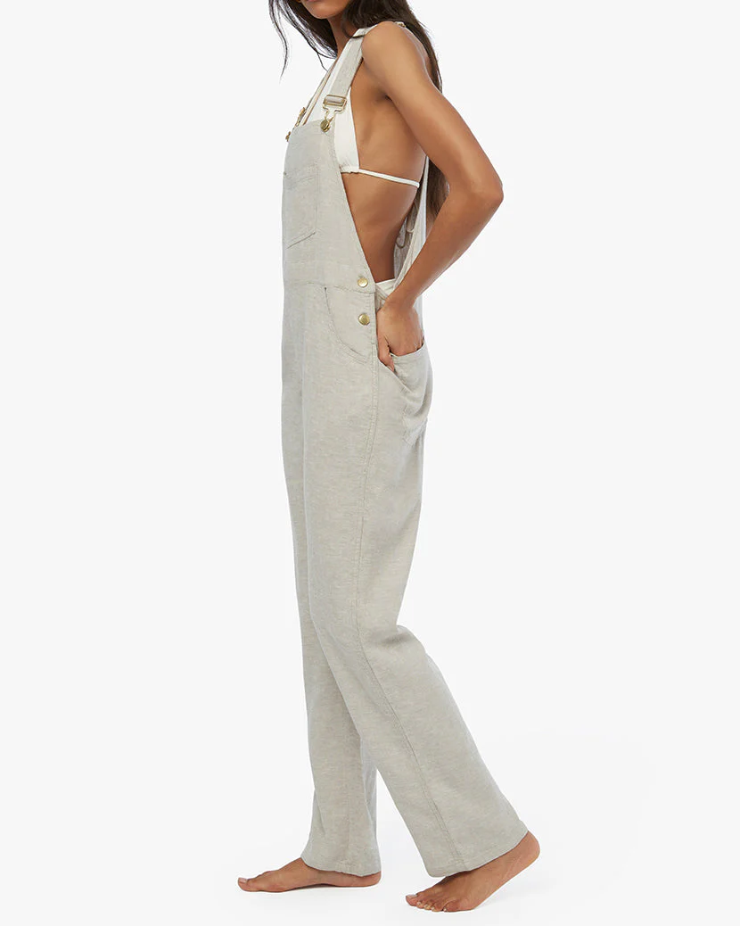 Basic Linen Overall | Natural - Image 4