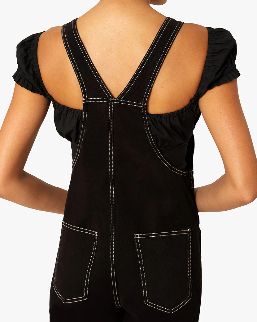 Basic Overalls | Black - Image 5