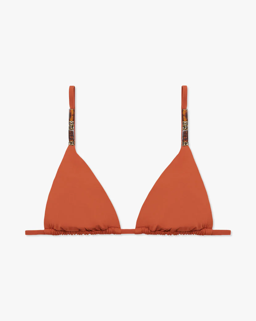 Beaded Cooper Bikini Top | Sahara - Image 2