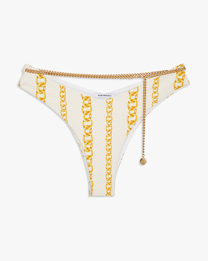 Belted Delilah Bottom | Gold Chains