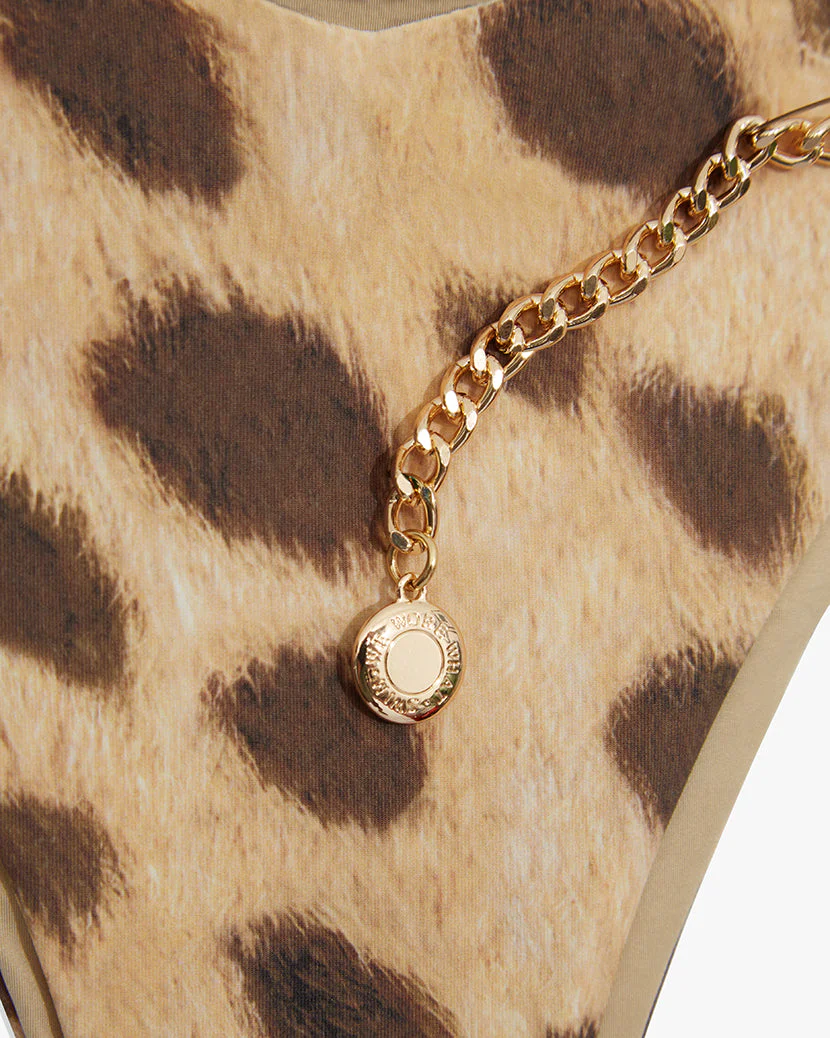 Belted Delilah Bottom | Leopard Tan - Image 3