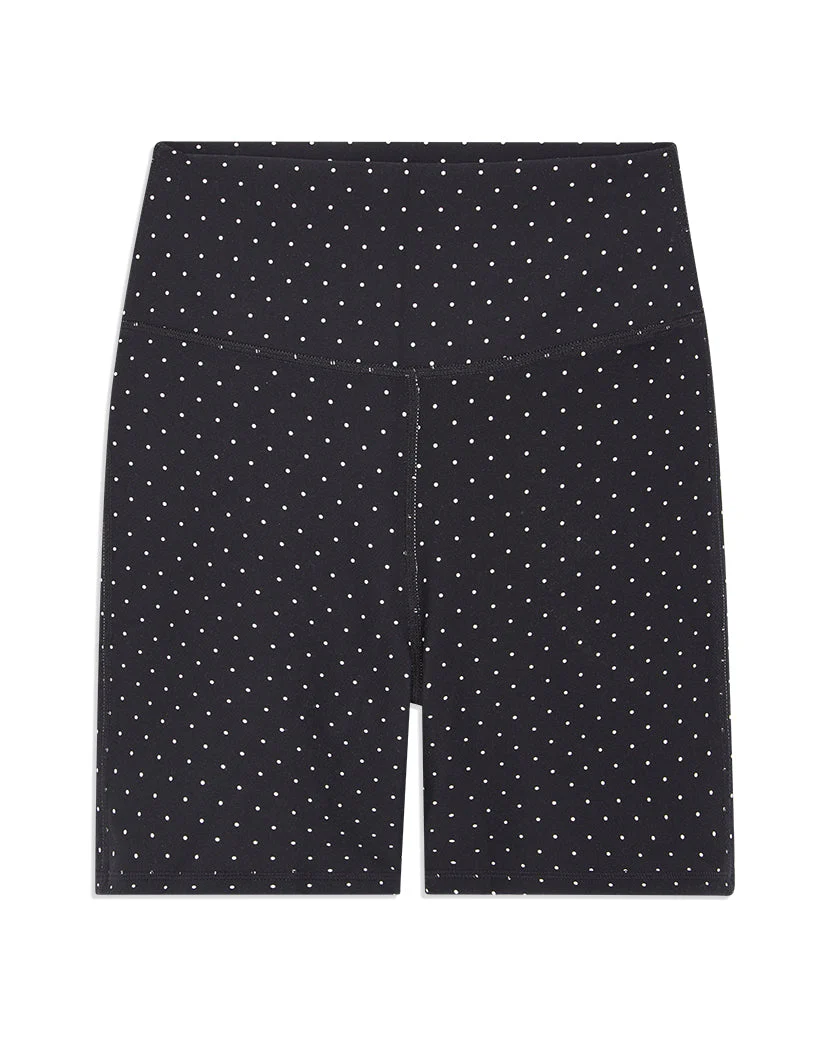 Biker Micro Polka Dot Short | Black - Image 2