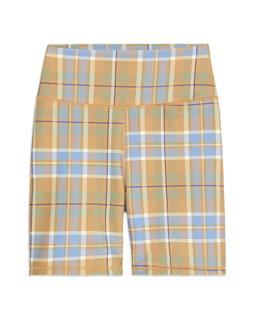 Biker Plaid Short | Tea - Image 3