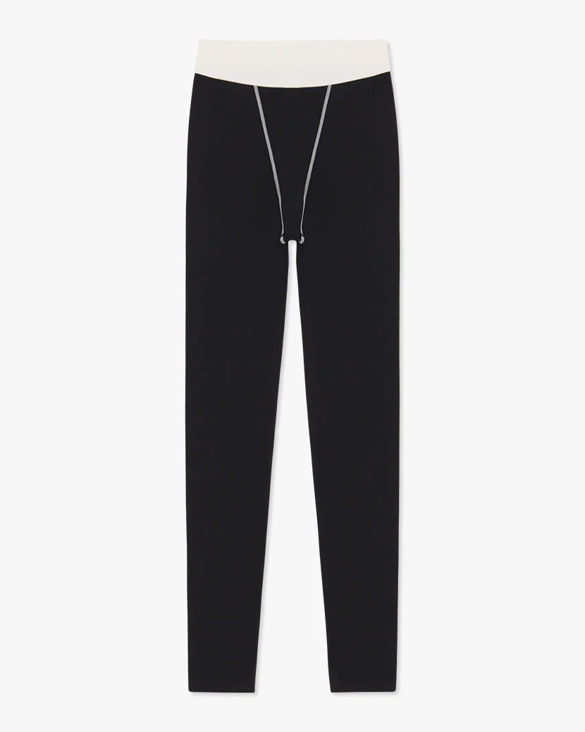 Boxer Legging | Black Off White - Image 2